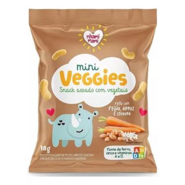 Imagem de Mini Veggies Snack Feijão Arroz E Cenoura 18g - Nhamimami