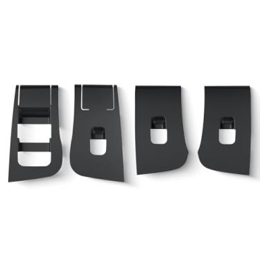 Imagem de LUCKEASY Para Tesla Model Y Juniper 2025 2026 Janela Vidro Elevador Interno Painel Interruptor Botão Acessórios Silicone Preto