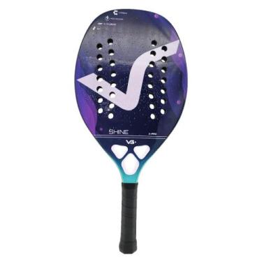 Imagem de Raquete de Beach Tennis Shine 12k Carbon Vg Plus