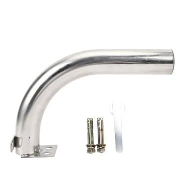 Imagem de Kit de montagem em aço inoxidável Kit de pólo ajustável para o kit de montagem de antena de internet por satélite da parede do telhado