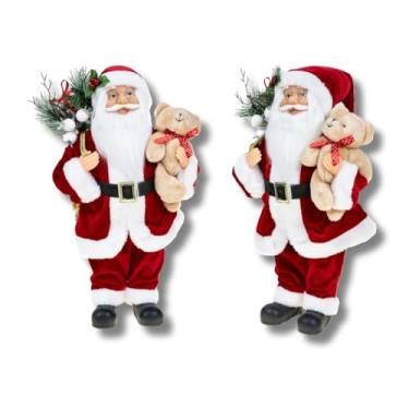 Imagem de Magizi by Tuut, Decoração de Natal, Papai Noel Tradicional, 40cm, Vermelho