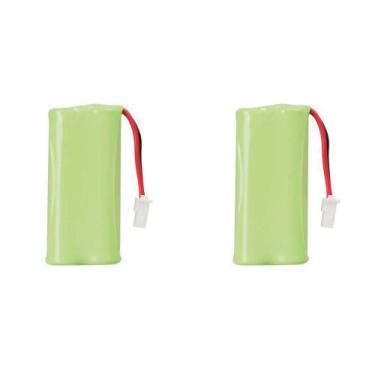 Imagem de Kit Com 2 Bateria 2,4V 600Ma Para Telefone Sem Fio Intelbras