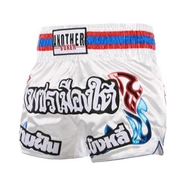 Imagem de Shorts de Muay Thai Unissex para Crianças - Bordado e Retalhos - Ideal