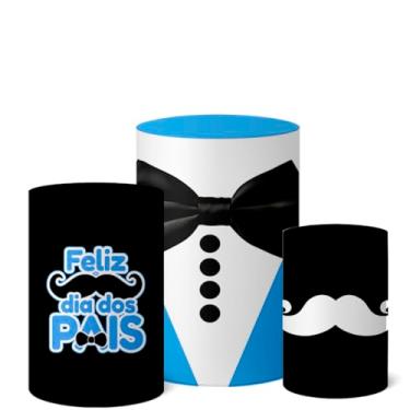 Imagem de Trio Capas Cilindro Decoração Festa Veste Fácil Dia dos Pais (CLPAI0031)