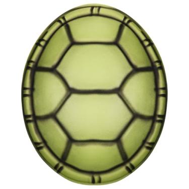 Imagem de Gatuida Fantasia de tartaruga para cosplay de Halloween EVA tartaruga mochila para carnaval fantasia cosplay acessórios, Verde, 4pcs