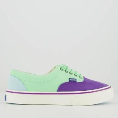 Imagem de Tênis Redley Confort Roxo e Verde-Unissex