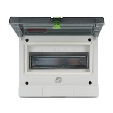 Imagem de Eujgoov Gabinete do Disjuntor de Caixa de Distribuição de 4 Maneiras Com o Trilho DIN Montagem IP66 Prova de água para Uso Externo Interno