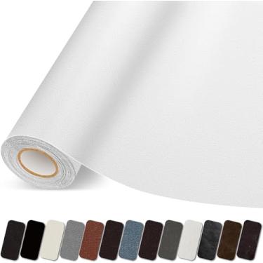 Imagem de Lifenion Patch de reparação de couro, fita autoadesiva de reparação de couro, grande kit de patch de vinil para sofás, sofá, móveis, assentos de carro, cadeiras de escritório, armários, bolsas