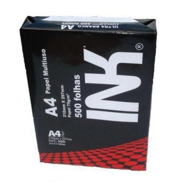 Imagem de Papel A4 500 folhas 75G - INK PREMIUM - Diversos