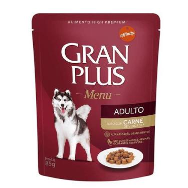 Imagem de Gran Plus Sache Caes Adulto Menu Carne 100g - BRF PET, Carne