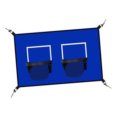 Imagem de Dynwave Conjunto de cesta de basquete e trampolim com aros duplos para treinamento de basquete para a maioria idades, crianças, ambientes internos e