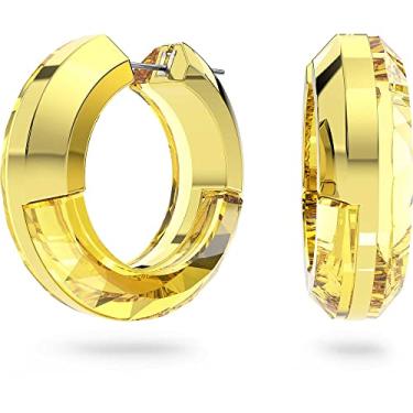 Imagem de Swarovski Brincos Lucent Hoop, Amarelo, One Size, Metal, Sem pedras preciosas
