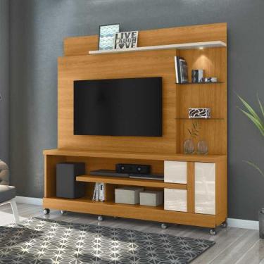 Imagem de Home Theater Maxim MDP Porta 2 Prateleiras Iluminação LED até 55 Cinam