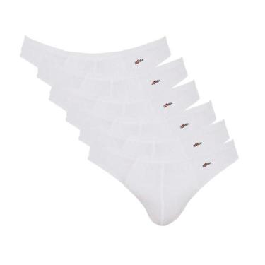 Imagem de 6 Cuecas Tradicional Básica Modelo Slip Light Zorba Em Cotton Algodão,