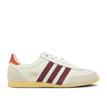 Imagem de adidas Tênis feminino Cblack/Ftwwht/Goldmt Japão W Core blackFtwr Branco/Dourado 38 EUA, Branco fora/vermelho sombra/laranja, 34