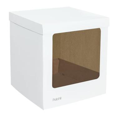 Imagem de Patchii Embalagens Caixa para bolo alto (escolha o tamanho) (26x26x30) Pac. 5 UN.