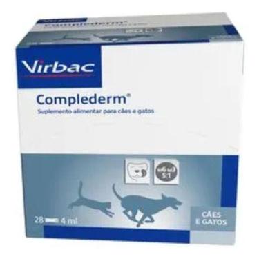 Imagem de Suplemento Virbac Complederm para Cães e Gatos 4 ml