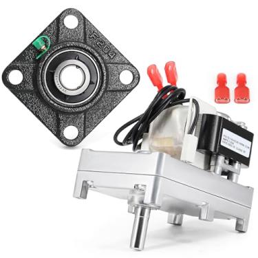 Imagem de Hiorucet Motor De Broca Pu-047040 E Conjunto Rolamentos Pu-Ucf204-12 Compatível Com Fogões A Pellets Englander 25-Pdvc, 55-Shp10, 25-Pdv, 55-Trp10, 25-Pdvp, 55-Shp22E, 25-Cab80, 25-Paf, 25-Pfs, 2 Pe