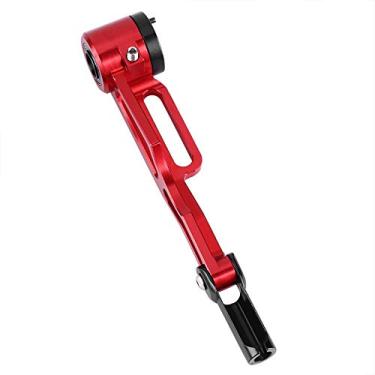 Imagem de Domary 2pcs Alumínio Em Alavancos de Freio, Peso Ultra-light, Anodizado Em Preto e Vermelho, Ajustável, para Bicicletas de Montanha, Bicicletas Dobráveis (Alça de freio de braço curto)