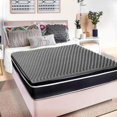 Imagem de Colchonete Casca De Ovo Anti-escaras Casal D23 - web casa