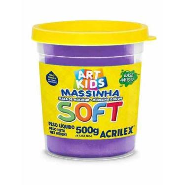 Imagem de Massa modelar 500g violeta Acrilex