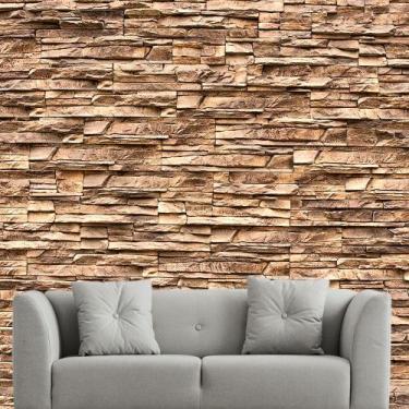 Imagem de Papel de Parede Pedras Canjiquinha Rustico Sala Painel - 256pcp - Allo