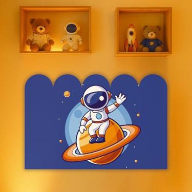 Imagem de Cabeceira de Cama Decorativa Infantil para Quarto de Meninos - Tema Astronauta (CabCerq-0093)