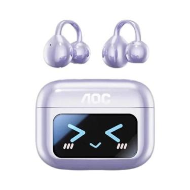 Imagem de Fones De Ouvido Bluetooth Com Tradução Por IA, Tela LCD, Toque, Sem Fi