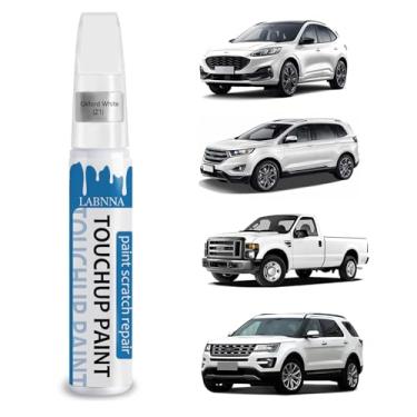 Imagem de Tinta de retoque Oxford White(Z1) para Ford-Exact Match 2 em 1 caneta de retoque para reparo de lascas e cortes, kit de reparo de arranhões