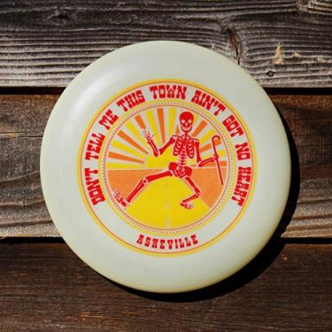 Imagem de Funn & Frolic – Pôster de Shakedown dos EUA Asheville Art Frisbee 175 gm / Glow Grateful Dead Inspired