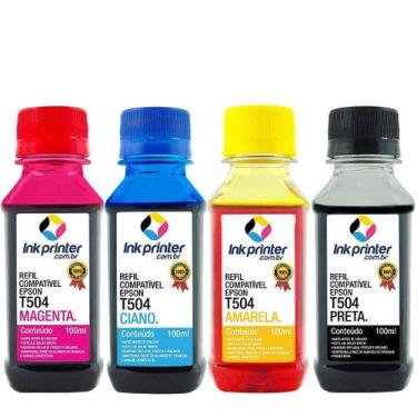 Imagem de Kit de Tinta para Epson L6171 - Compatível InkPrinter (4x100ml)