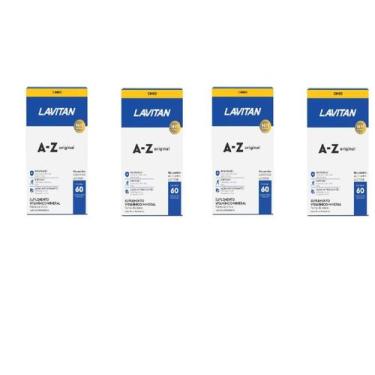 Imagem de Kit 04 Lavitan A-Z Original com 60 Comprimidos - Cimed