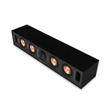 Imagem de klipsch Alto-falantes de canal central carregados com buzina R-30C de próxima geração para diálogo de home theater cristalino em preto
