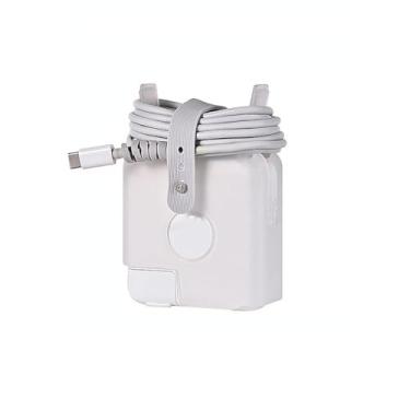 Imagem de YSCLBAHUKE Capa para carregador Apple MacBook – Organizador de cabos de viagem para Apple MacBook 60W, adaptador de 61 W, adaptador USB-C de 67 W, cabo de gerenciamento, enrolador de cabos
