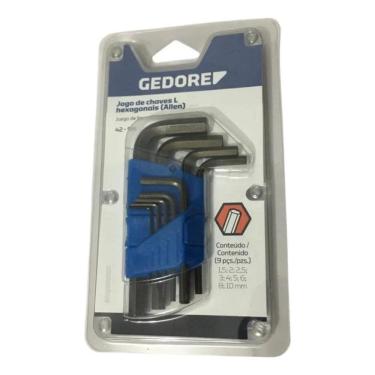 Imagem de 2X Jogo De Chaves Allen Gedore 1,5 A 10Mm Hexagonais 9 Peças