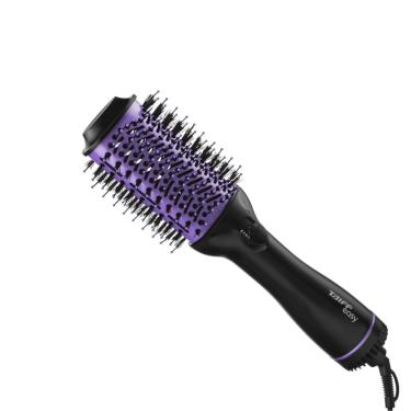 Imagem de Escova Secadora e Alisadora Taiff Easy Preta e Lilas 127v