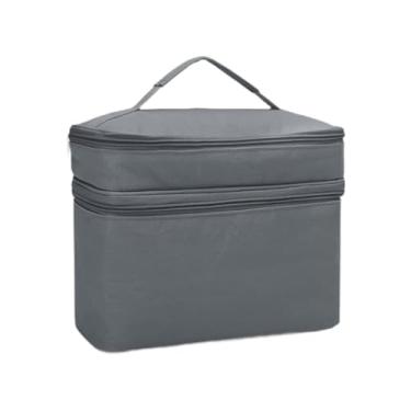 Imagem de WeiLaiKeQi Estojo para batedeira de mão para cozinha, acessórios portáteis e resistentes para batedeira de mão, armazenamento de viagem de 2 camadas, bolsa para