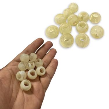 Imagem de Ponteira para Biquíni e Cordão, 18mm, Creme, 200 Unidades