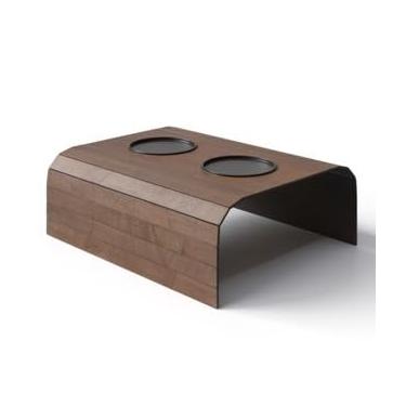 Imagem de Kit 2 Esteiras Suporte Porta Copos Braço Sofá Apoio Cerveja Controle(1 SIMPLES NOGUEIRA)