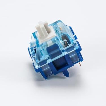 Imagem de KBDiy Interruptor Naraka Linear MX 46 g para Teclado Mecânico Gamer Kit Azul Lubrificado de Fábrica Personalizado DIY GMK67 Hi75