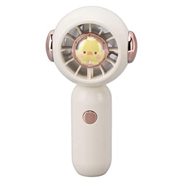 Imagem de Generic Ventilador Portátil, Baixo Ruído de Energia Ajustável Mini Carga Portátil para Viajar para Viajar (Branco)