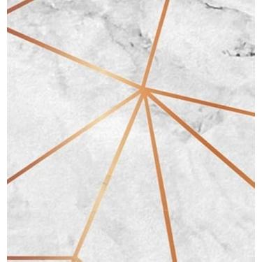 Imagem de Papel de Parede Adesivo Sala Quarto Ripas Madeira Clara Lisa Autocolante 5m x 45cm(marmore)