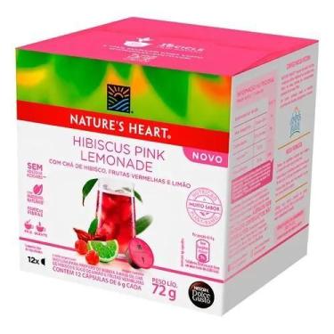 Imagem de Hibiscus Pink Lemonade Nature's Heart 10 Capsulas - Natures Heart