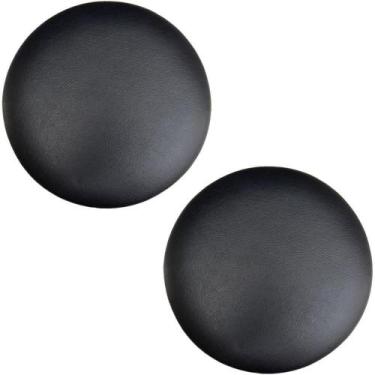 Imagem de Kit 02 Assentos Redondo Preto 39 Cm - LYAM DECOR