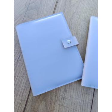 Imagem de Capa modelo livro para caderneta de vacinação Brochura e Espiral (SUS e UNIMED) (azul bebê)