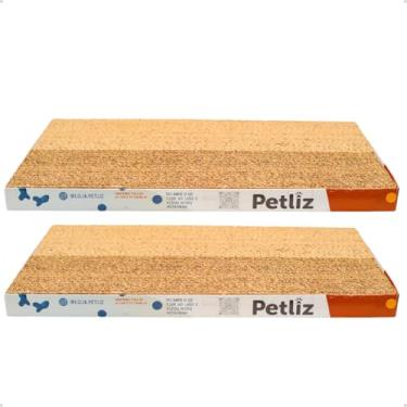 Imagem de Arranhador Plano Papelão Ondulado Anti Estresse Brinquedo para Gato Afiador Unha