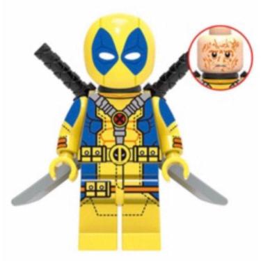 Imagem de Boneco Blocos De Montar Yellow Deadpool