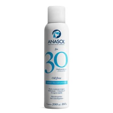 Imagem de Protetor Solar Anasol Spray Transparente FPS 30 200ML160G