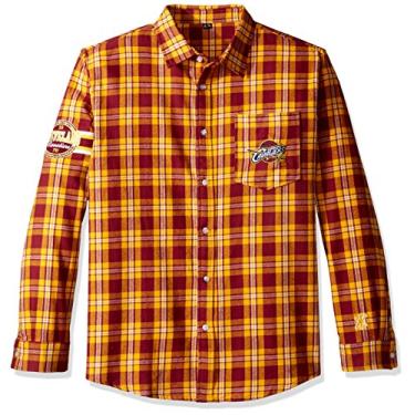 Imagem de Camisa masculina NBA Atlanta Hawks NBA com estampa de flanela, Team Color, X-Large