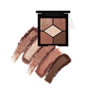 Imagem de Paleta de Sombras Payot Chic - 5 Cores com Acabamento Matte, Acetinado